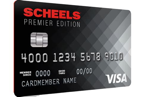Customers may use the card for purchases anywhere Visa cards are accepted. . Scheels premier card